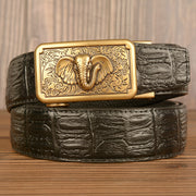 Black gold buckle