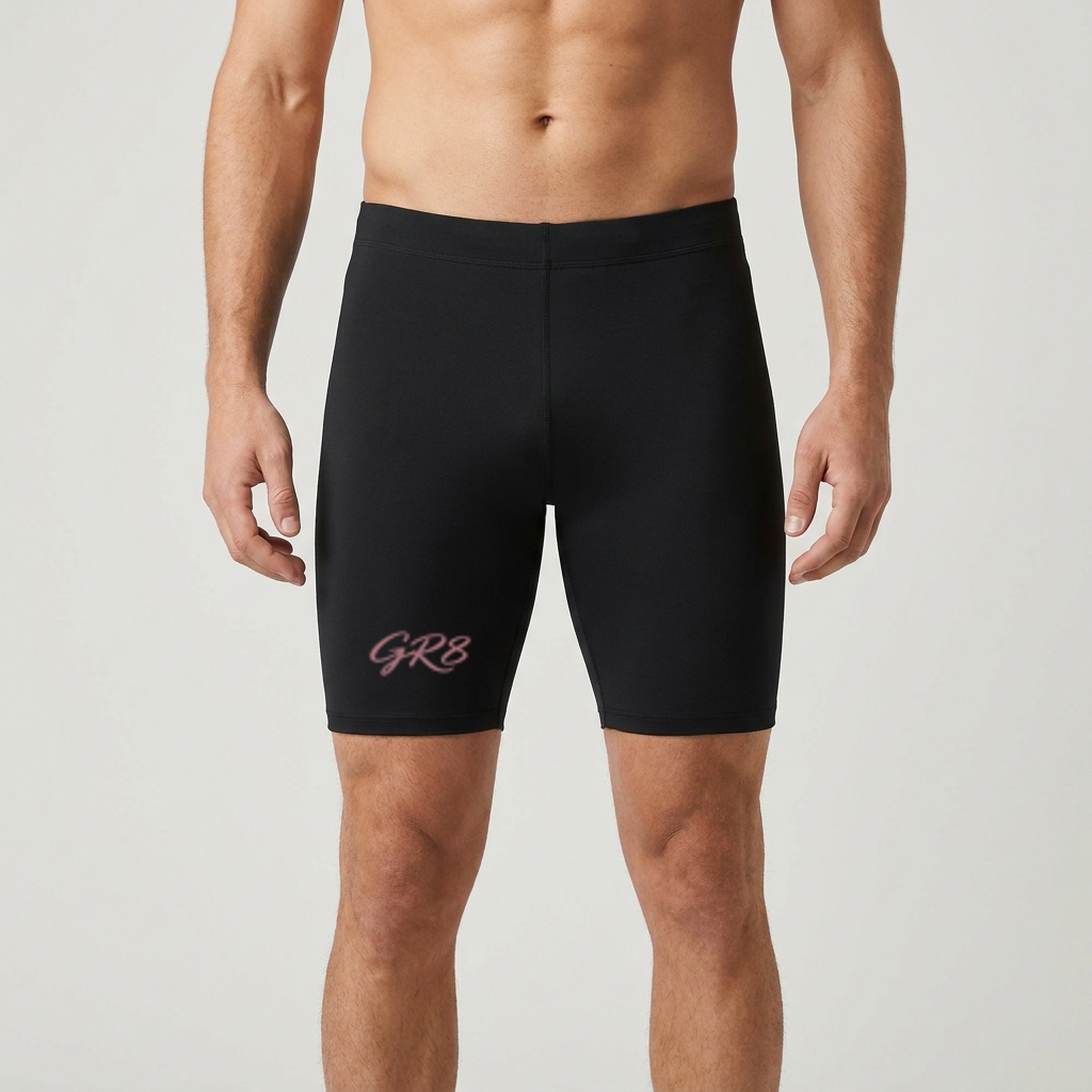 Momentum Bike Shorts with GR8 logo on the leg