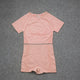 Hoarse Pink Yoga Suit
