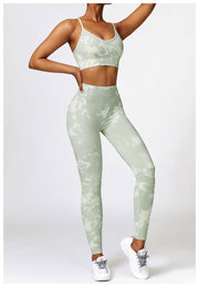 Gray Green Bra Trousers