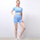 Hemp Blue Yoga Suit