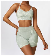 Light Grayish Green Bra Shorts