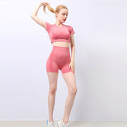 Red Yoga Suit