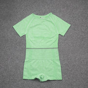 Hemp Green Yoga Suit