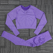 Purple Long Sleeve Trousers