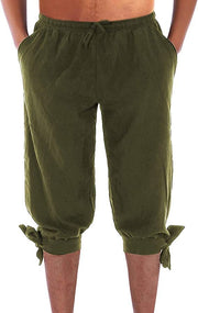 Army Green Middle Pants