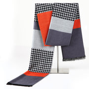 Orange Houndstooth