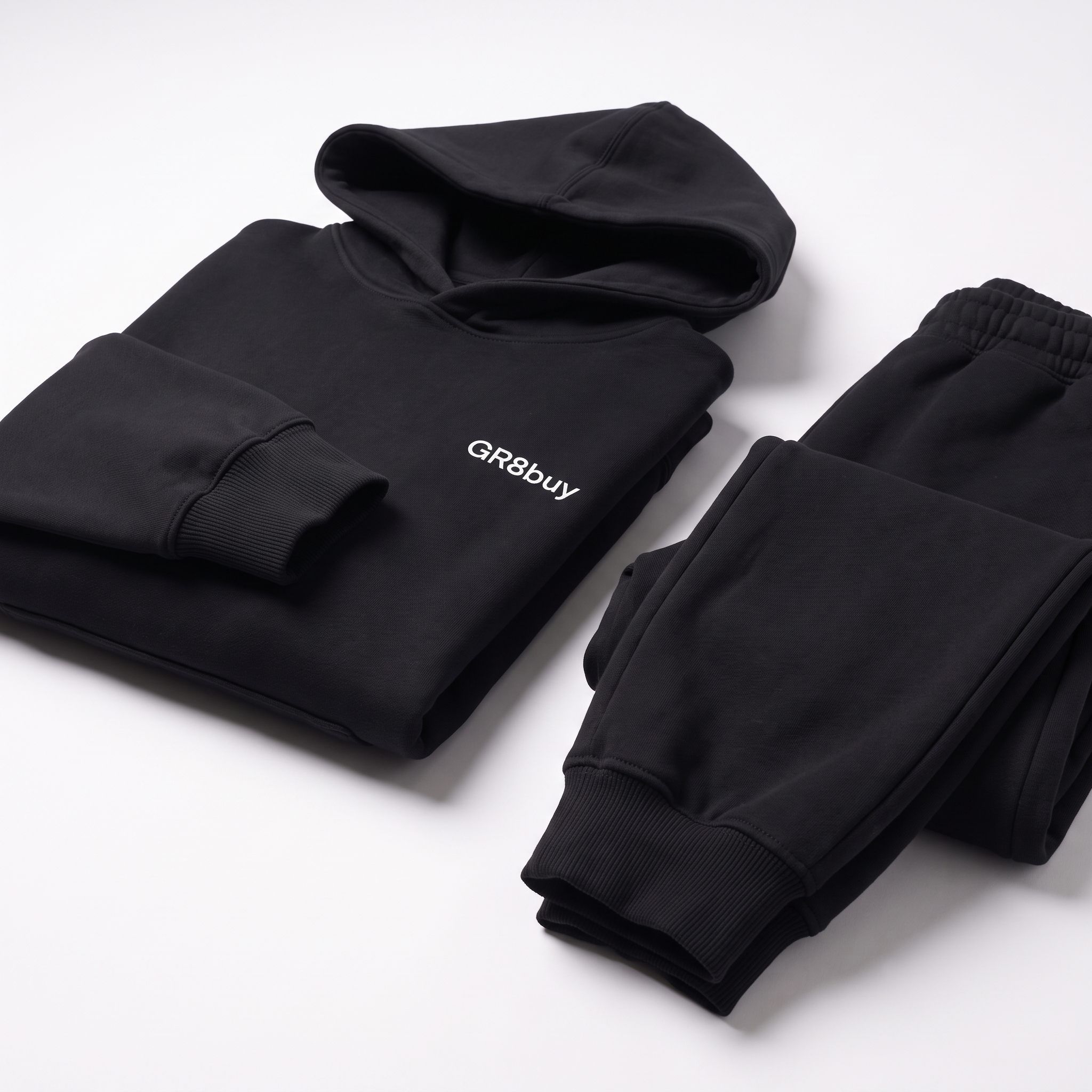 Momentum Hoodie + Jogger Set, folded detail view