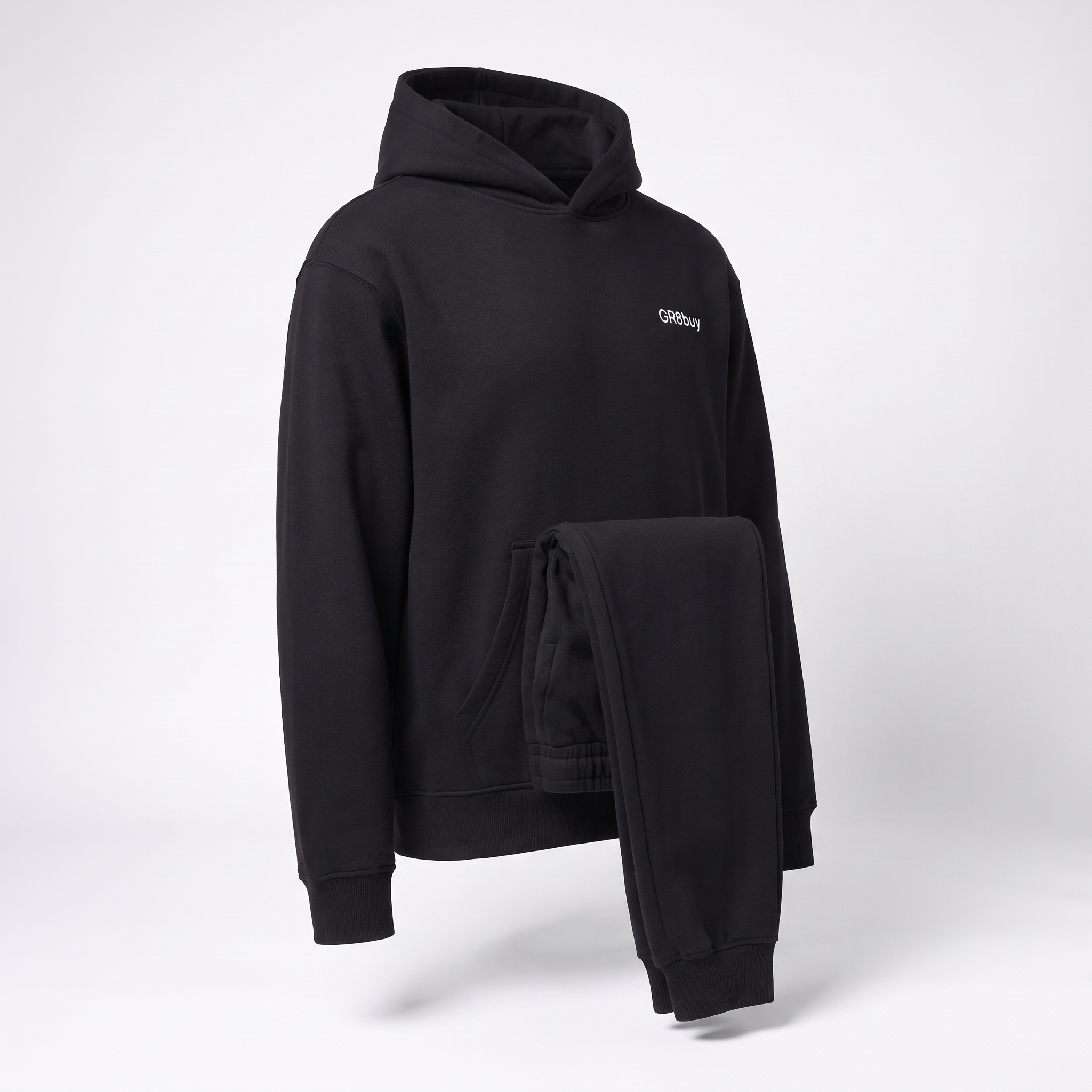 Momentum Hoodie + Jogger Set, three-quarter angle view